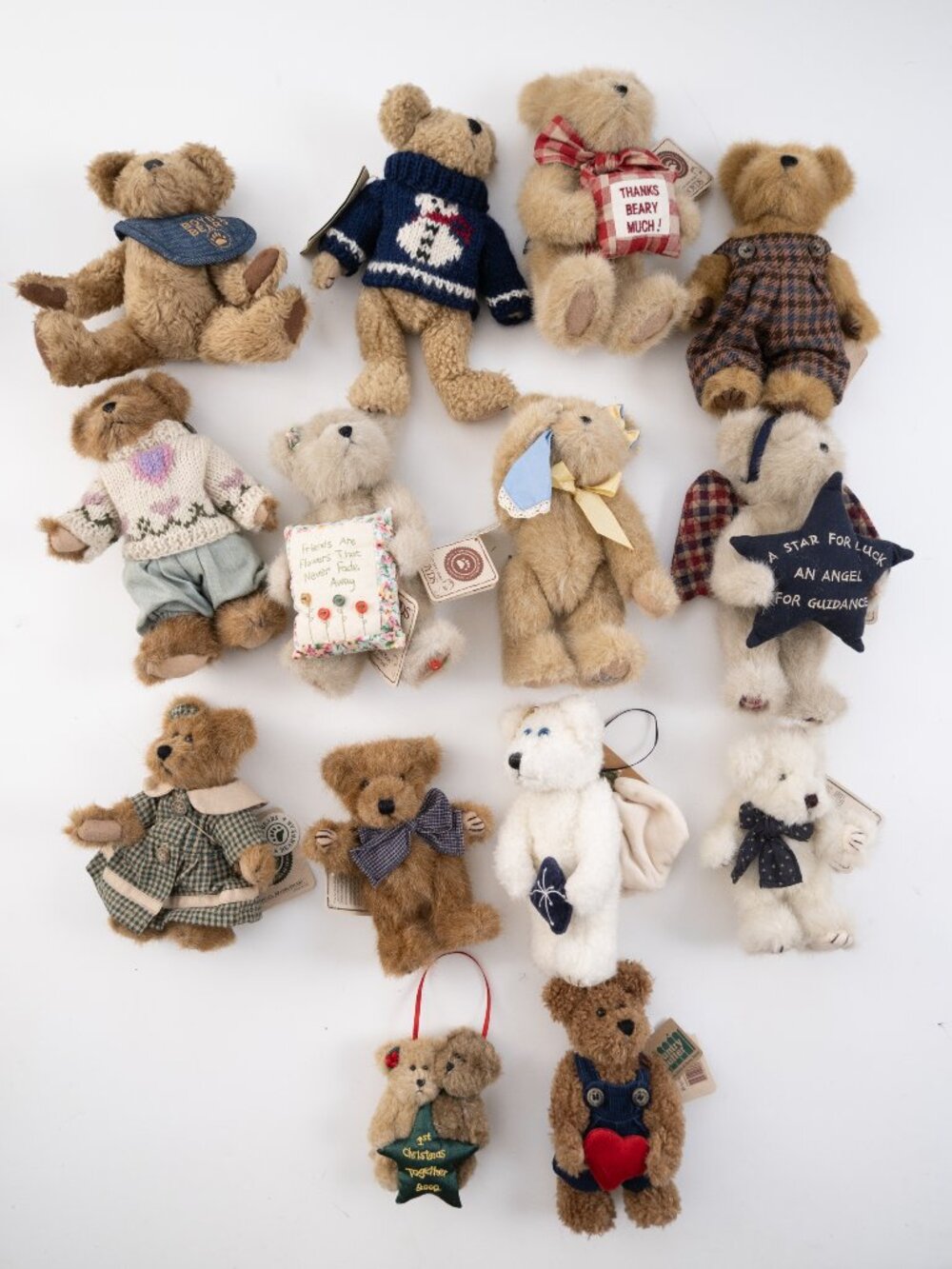 BOYDS BEARS collection - Lot of 14 vintage bears